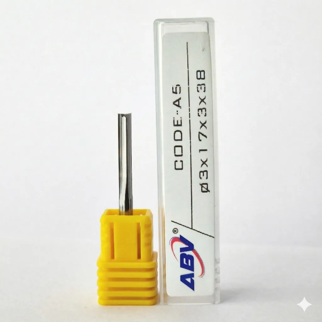 A5 ABV TOOL Two Flute Straight End mill.webp