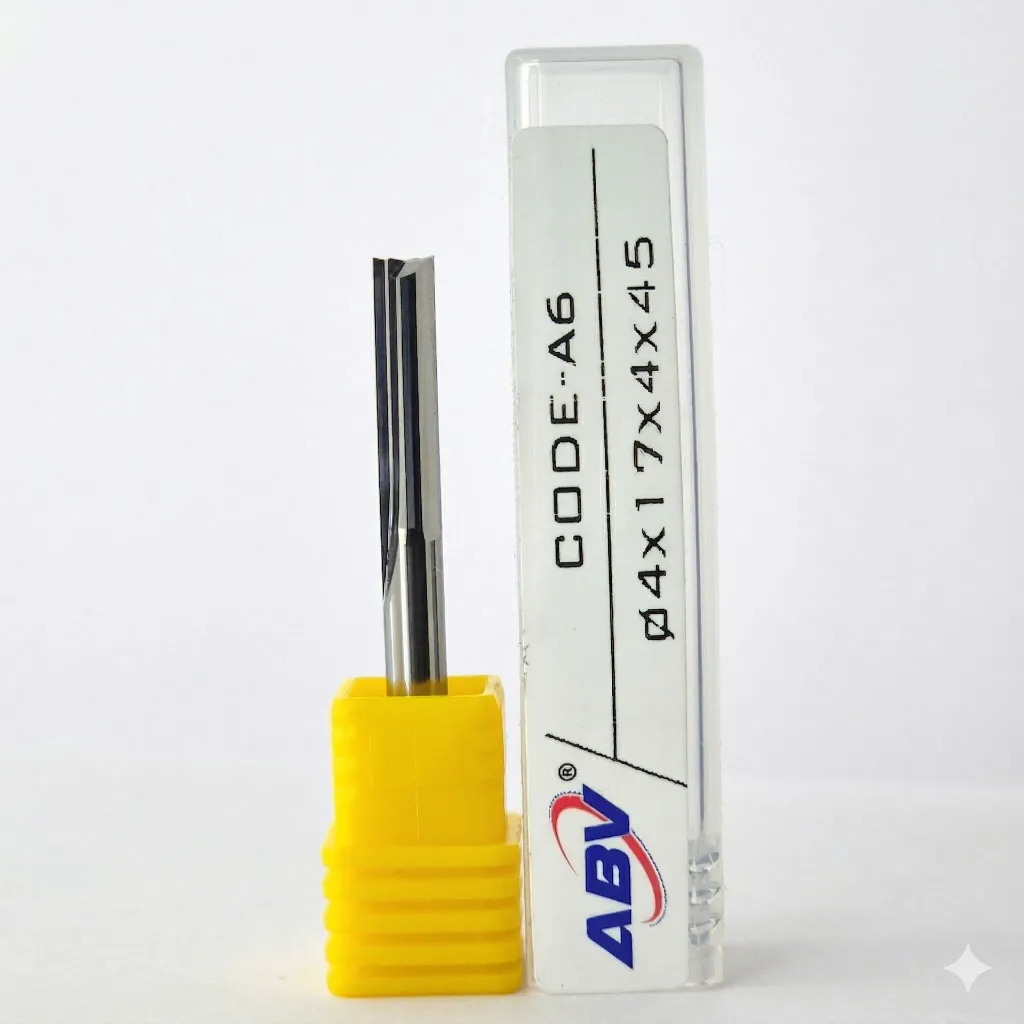 A6 ABV TOOL Two Flute Straight End mill.webp