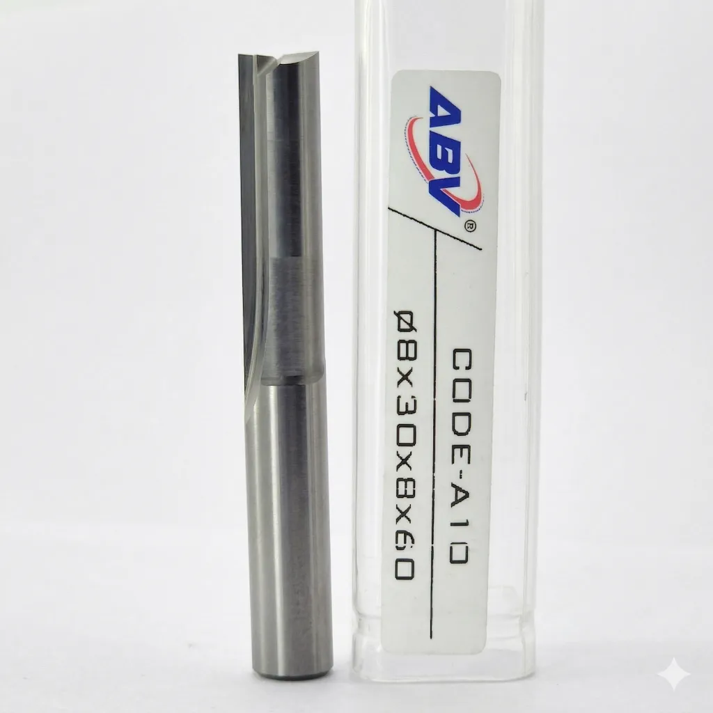 A10 ABV TOOL Two Flute Straight End mill.webp