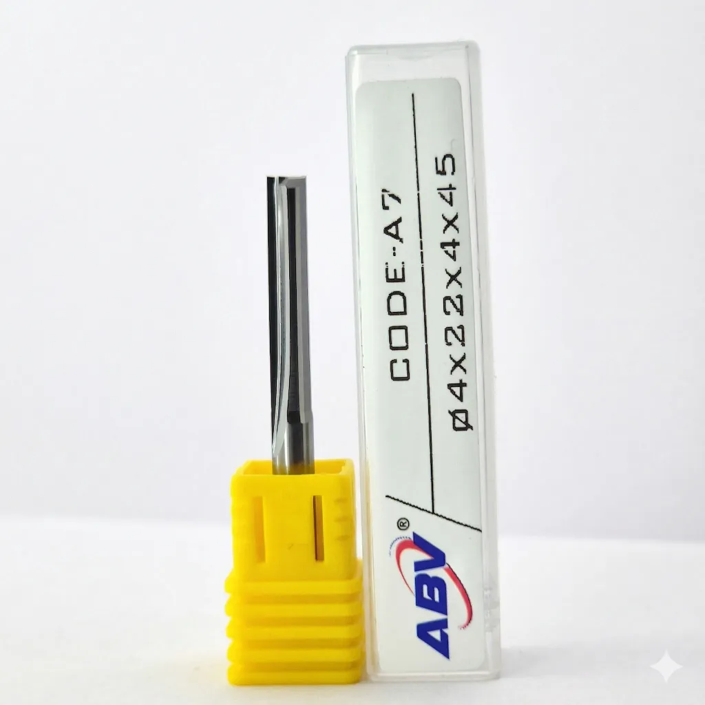 A7 ABV TOOL Two Flute Straight End mill.webp