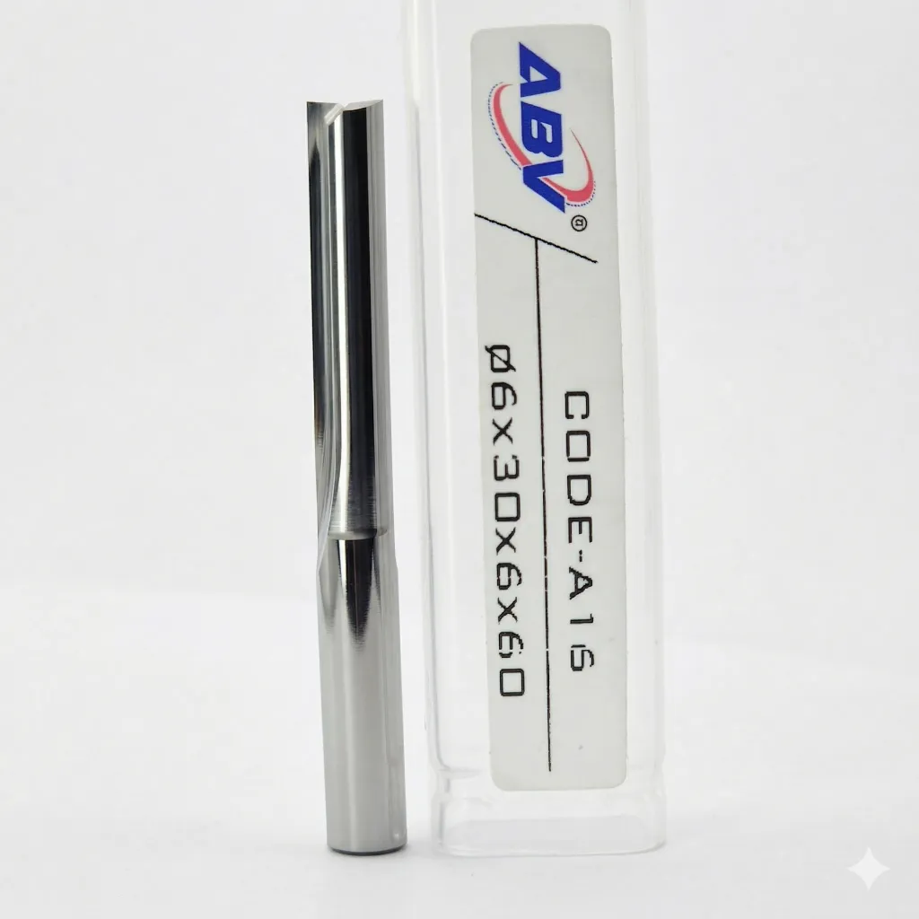 A16 ABV TOOL Two Flute Straight End mill.webp
