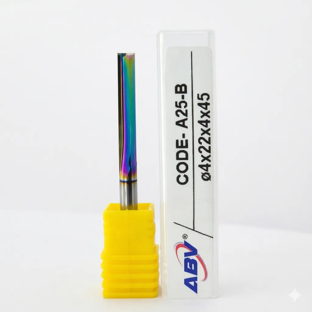 A25-B ABV TOOL DLC Two Flute Carbide Straight Endmill.webp