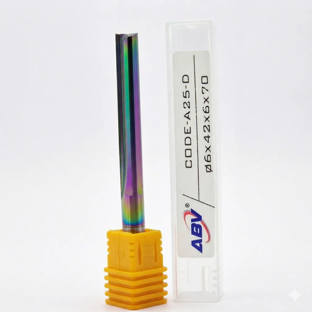 A25-D ABV TOOL DLC Two Flute Carbide Straight Endmill.webp