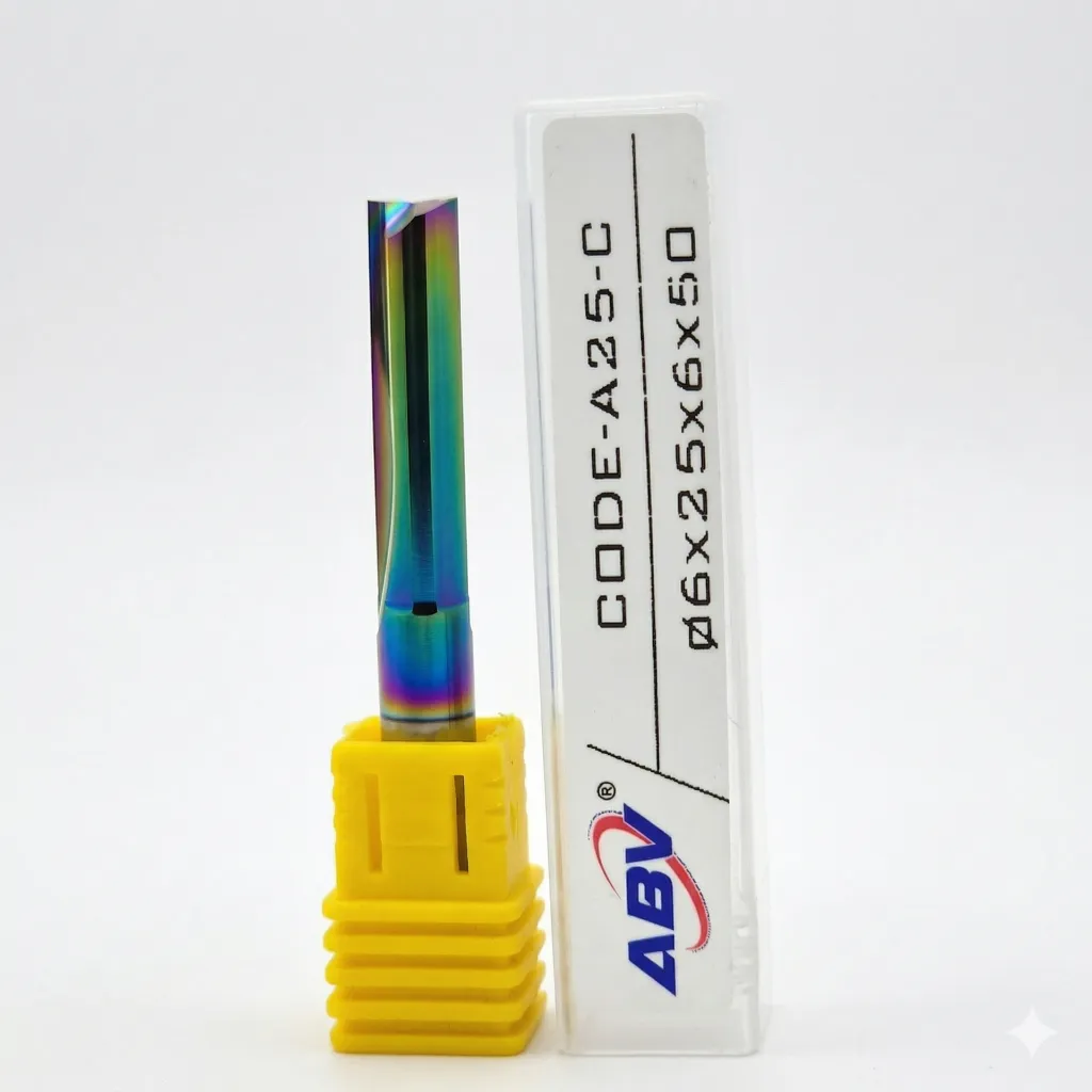 A25-C ABV TOOL DLC Two Flute Carbide Straight Endmill.webp