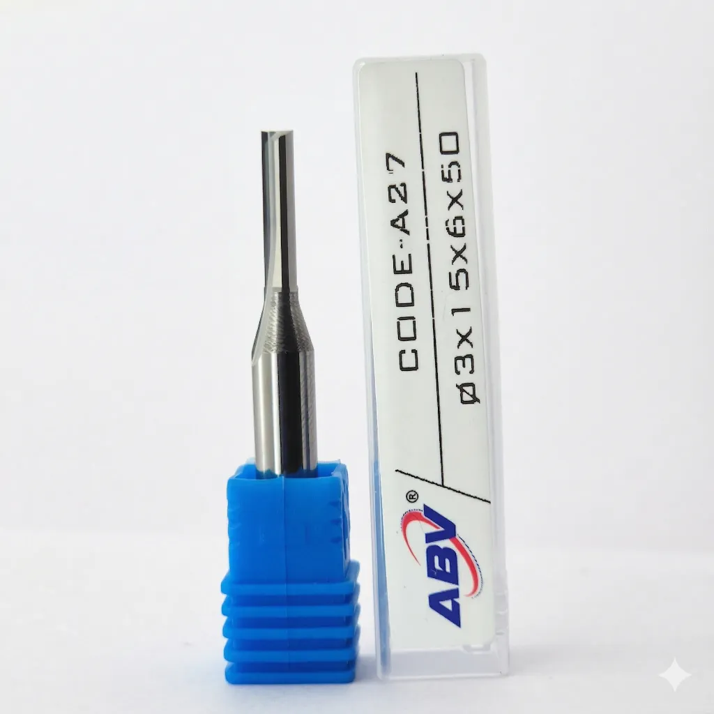 A27 ABV TOOL Heavy Duty Two Flute Straight Carbide Endmill.webp
