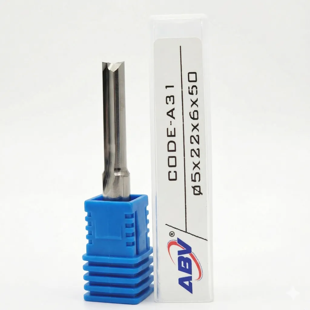 A31 ABV TOOL Heavy Duty Two Flute Straight Carbide Endmill.webp
