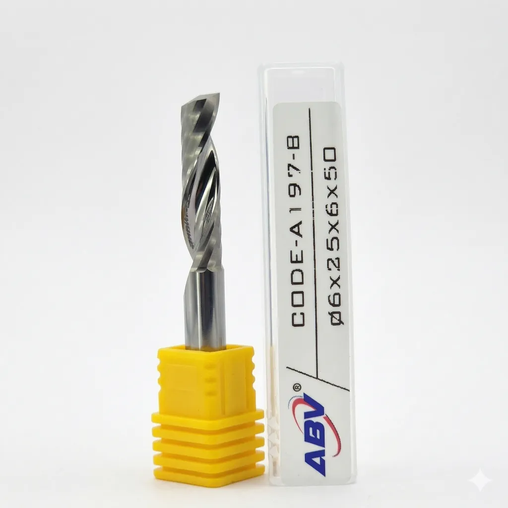 A197-B ABV TOOL Single Flute Carbide End Mill.webp