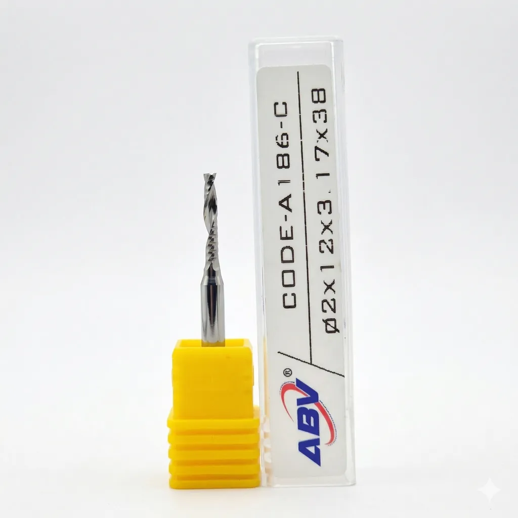 A186-C ABV TOOL Single Flute Carbide End Mill.webp
