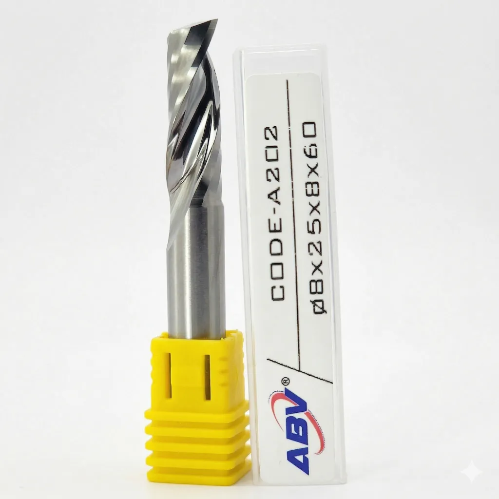 A202 ABV TOOL Single Flute Carbide End Mill.webp