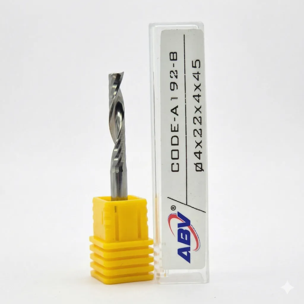 A192-B ABV TOOL Single Flute Carbide End Mill.webp