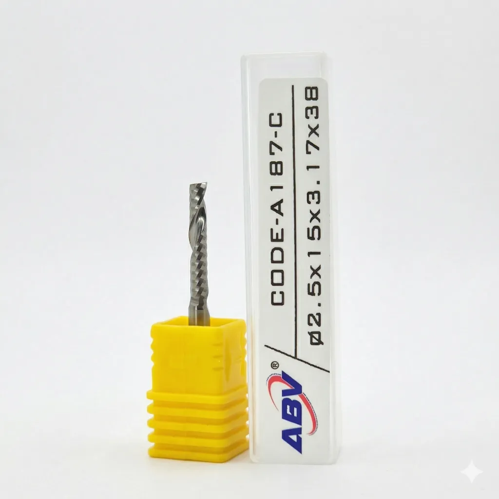 A187-C ABV TOOL Single Flute Carbide End Mill.webp