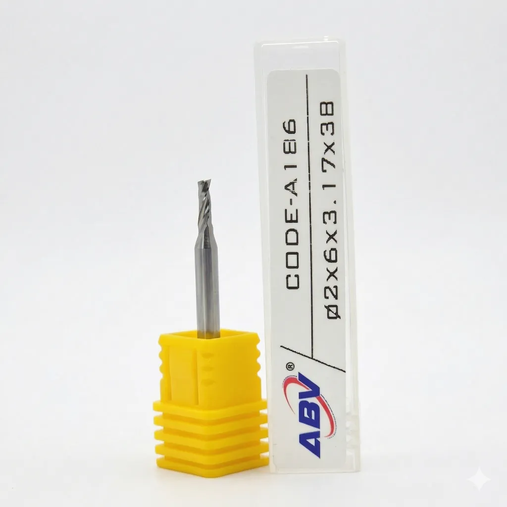 A186 ABV TOOL Single Flute Carbide End Mill.webp