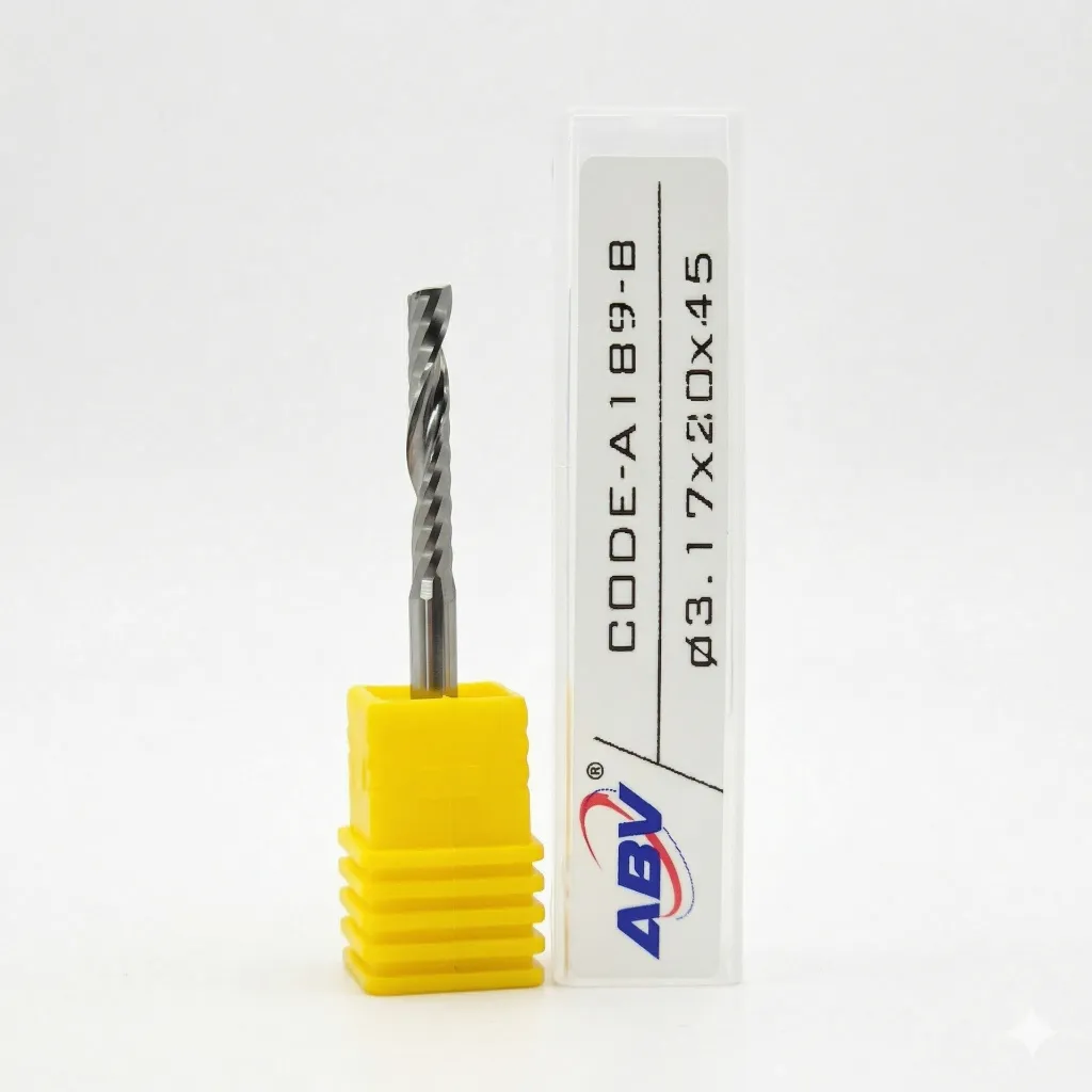 A189-B ABV TOOL Single Flute Carbide End Mill.webp