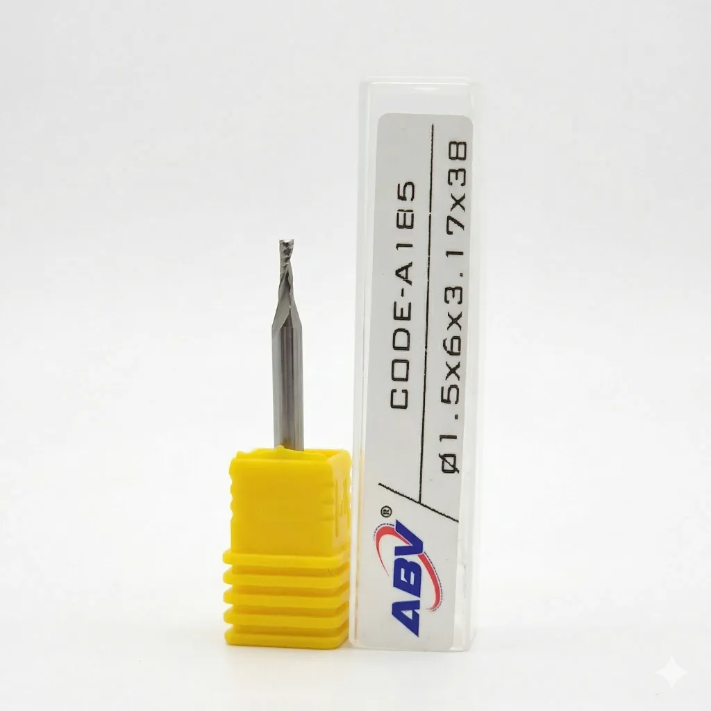 A185 ABV TOOL Single Flute Carbide End Mill.webp