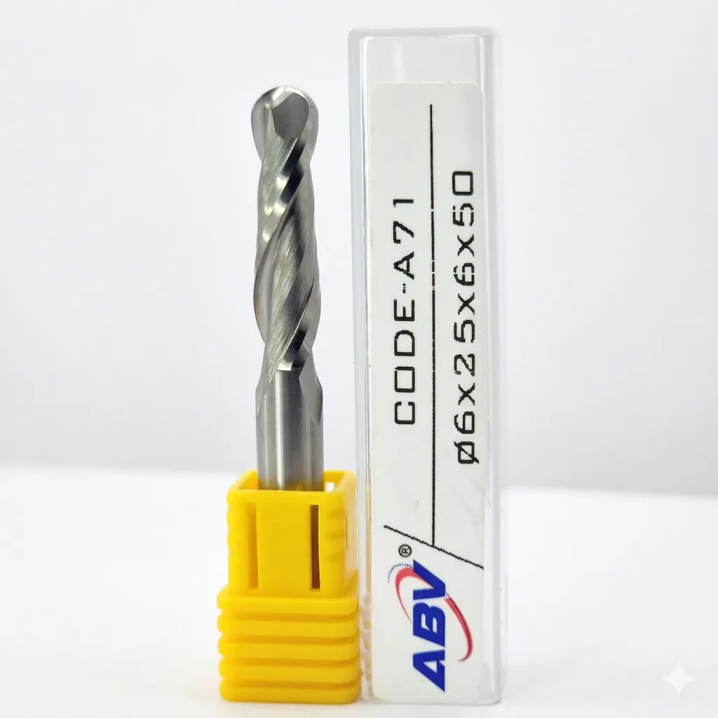 A71 ABV TOOL Two Flute Carbide Spiral Ball Nose(1).webp
