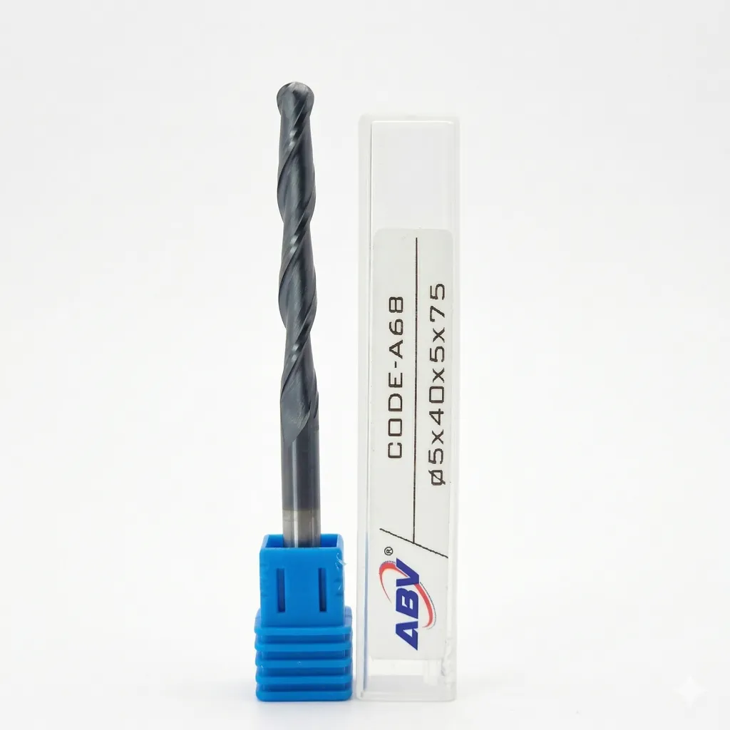 A68 ABV TOOL Two Flute Carbide Spiral Ball Nose.webp