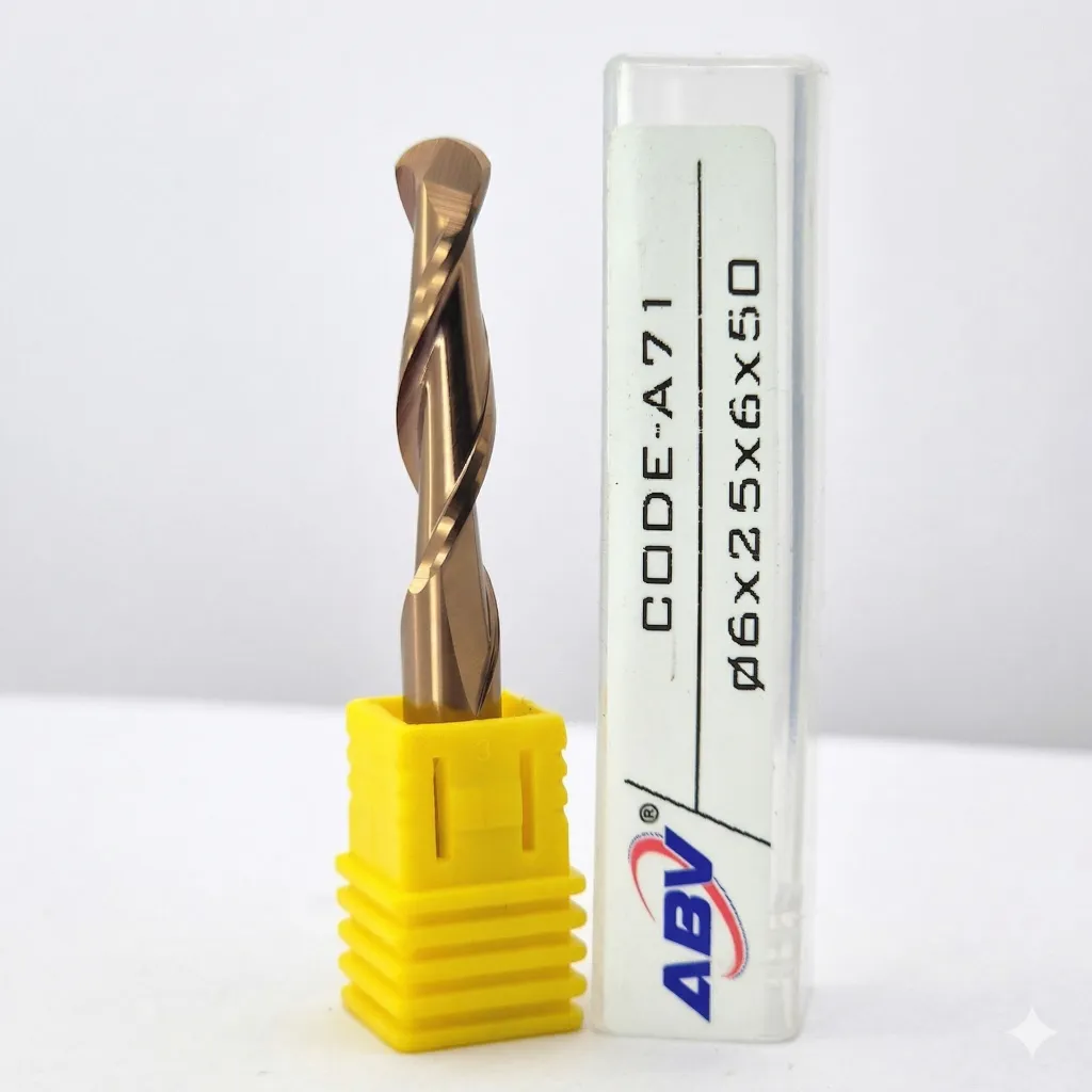 A71 ABV TOOL Two Flute Carbide Spiral Ball Nose.webp