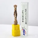 A71 ABV TOOL Two Flute Carbide Spiral Ball Nose.webp