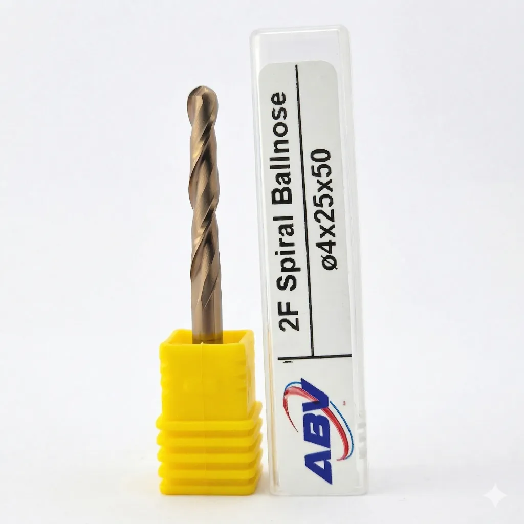 A63 ABV TOOL Two Flute Carbide Spiral Ball Nose.webp