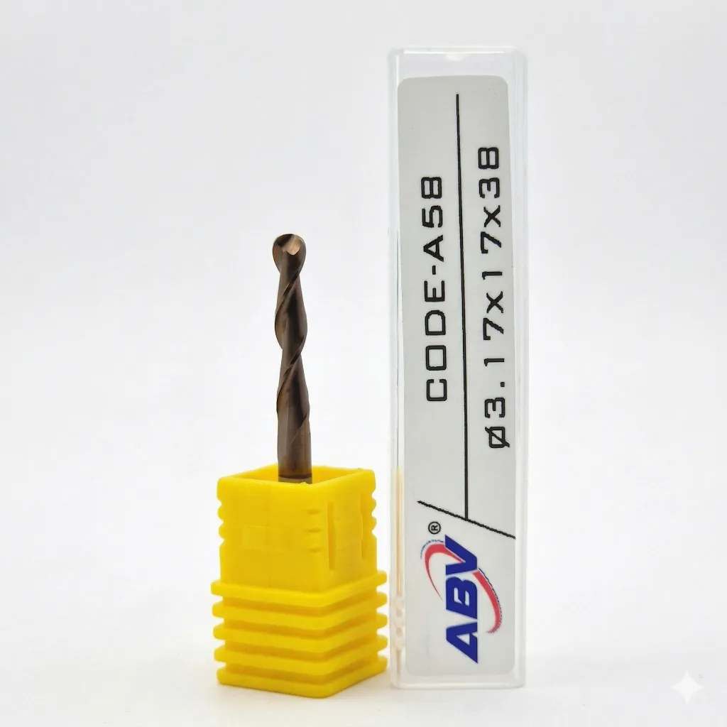 A58 ABV TOOL Two Flute Carbide Spiral Ball Nose(1).webp