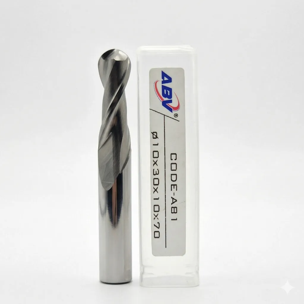 A81 ABV TOOL Two Flute Carbide Spiral Ball Nose.webp
