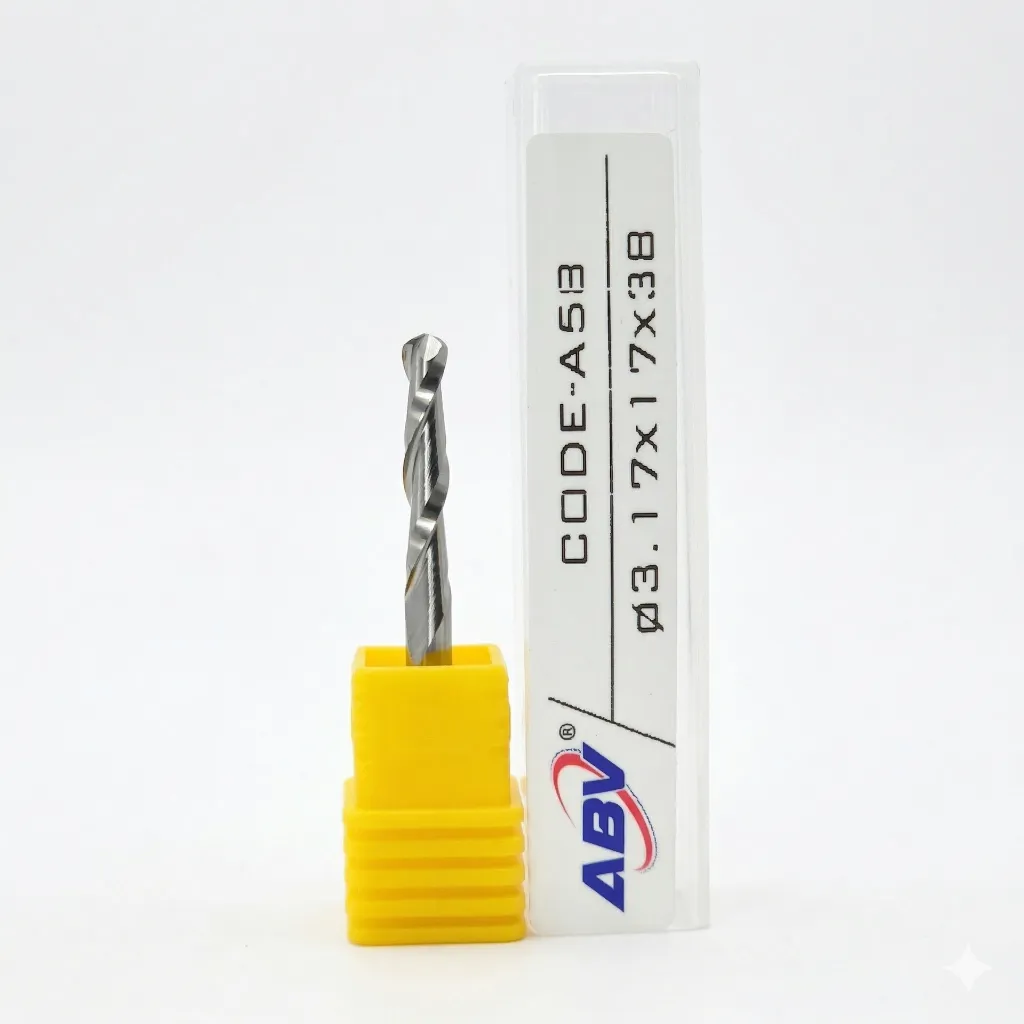 A58 ABV TOOL Two Flute Carbide Spiral Ball Nose.webp
