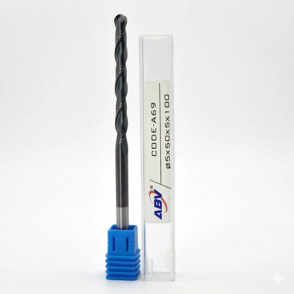 A69 ABV TOOL Two Flute Carbide Spiral Ball Nose.webp