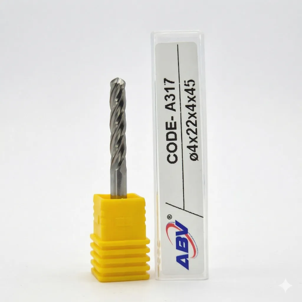 A317 ABV TOOL Four Flute Carbide Spiral Ball Nose.webp