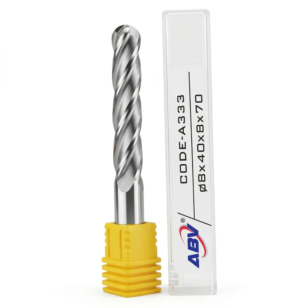 A333 ABV TOOL Four Flute Carbide Spiral Ball Nose.webp