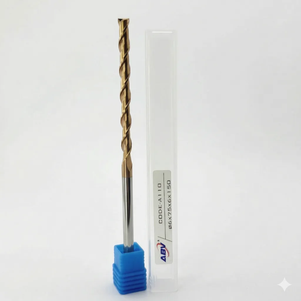 A110 ABV TOOL Two Flute Carbide Spiral Endmill.webp