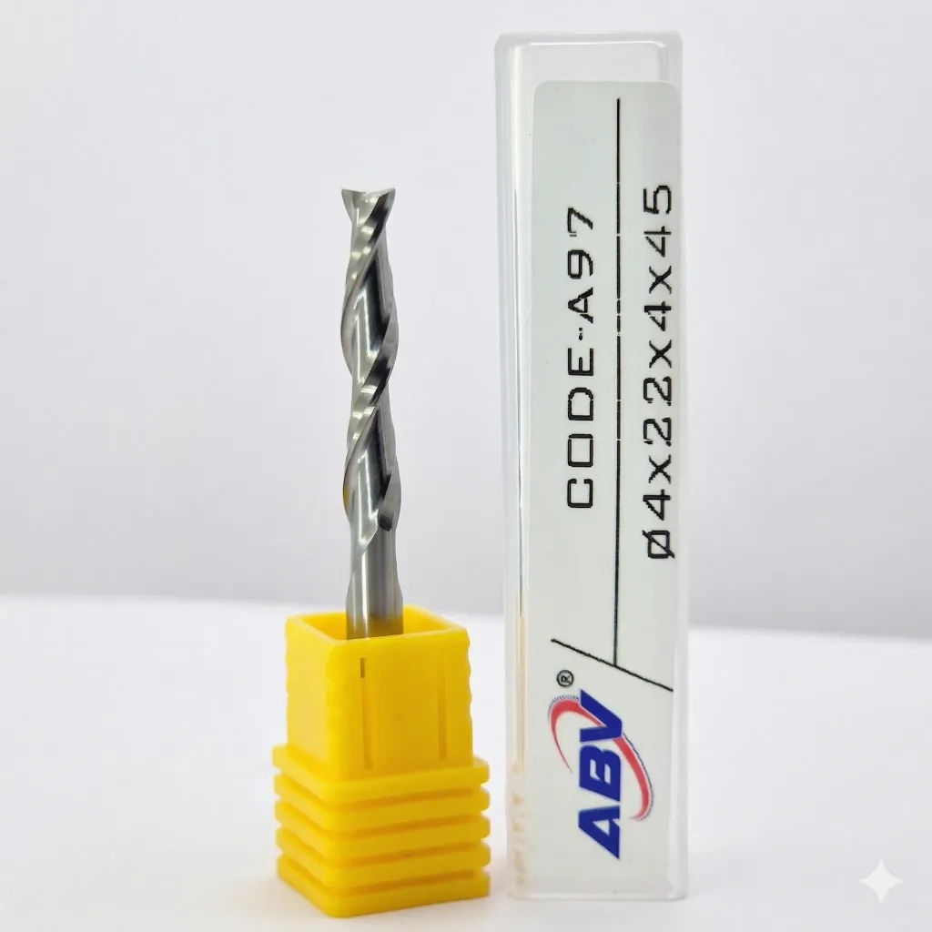 A97 ABV TOOL Two Flute Carbide Spiral Endmill.webp
