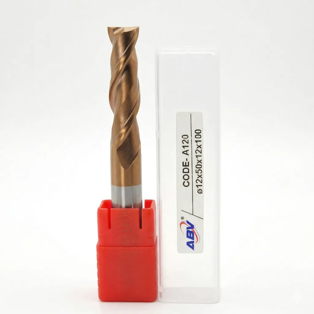 A120 ABV TOOL Two Flute Carbide Spiral Endmill.webp