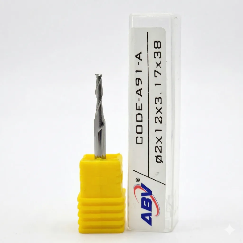 A91-A ABV TOOL Two Flute Carbide Spiral Endmill.webp