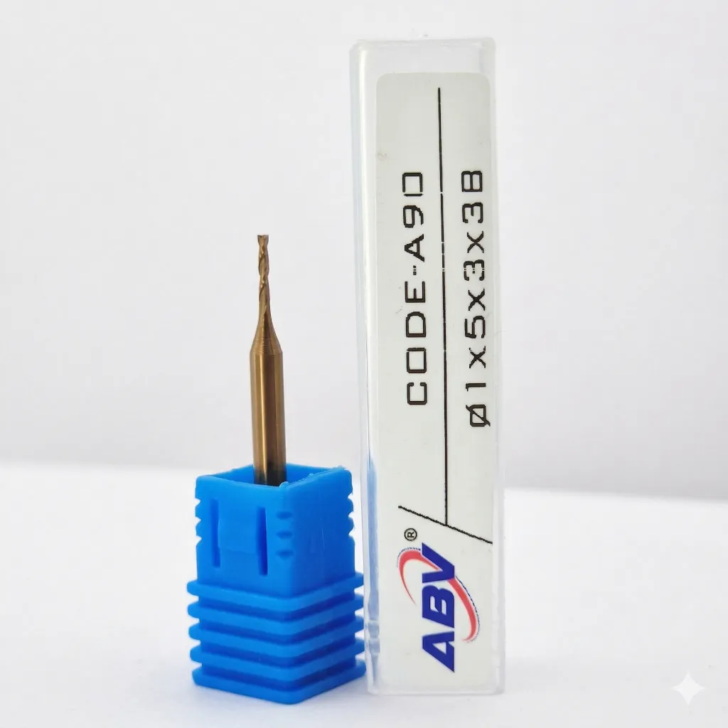 A90 ABV TOOL Two Flute Carbide Spiral Endmill.webp