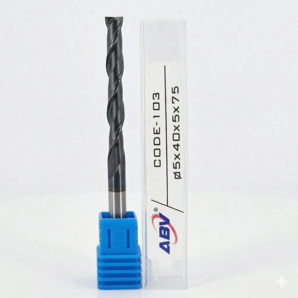 A103 ABV TOOL Two Flute Carbide Spiral Endmill.webp