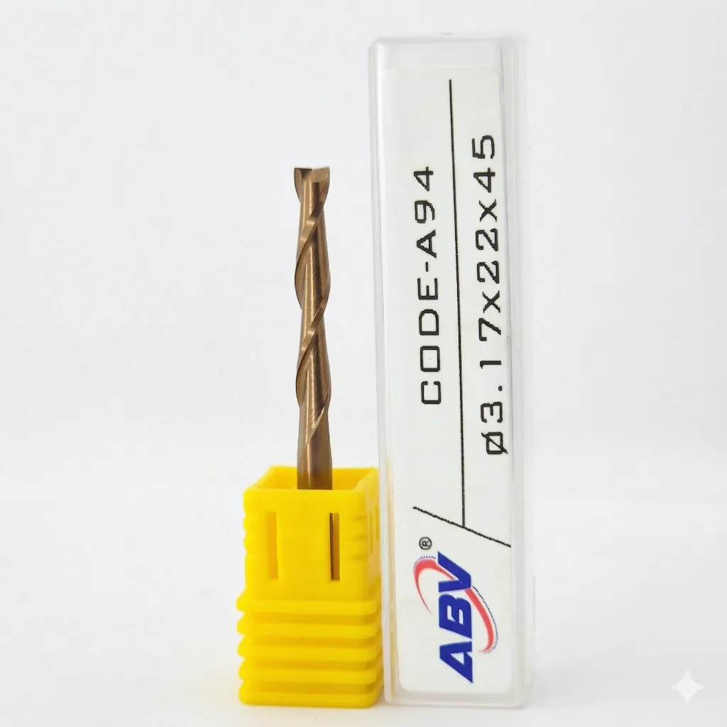 A94 ABV TOOL Two Flute Carbide Spiral Endmill.webp