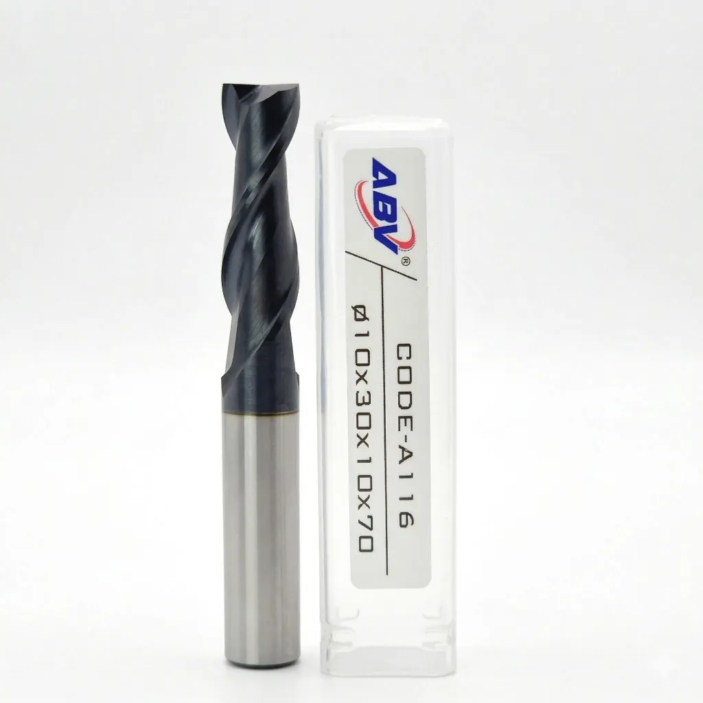 A116 ABV TOOL Two Flute Carbide Spiral Endmill.webp