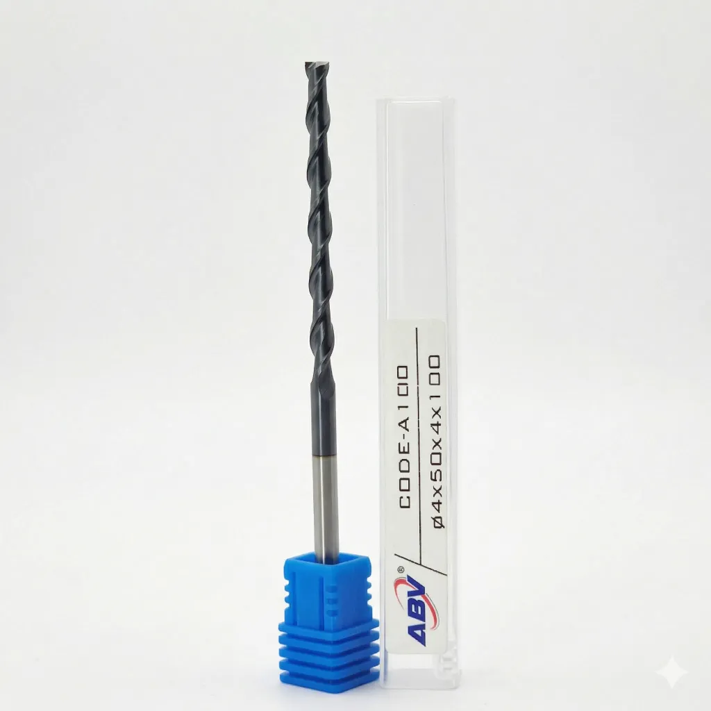 A100 ABV TOOL Two Flute Carbide Spiral Endmill.webp