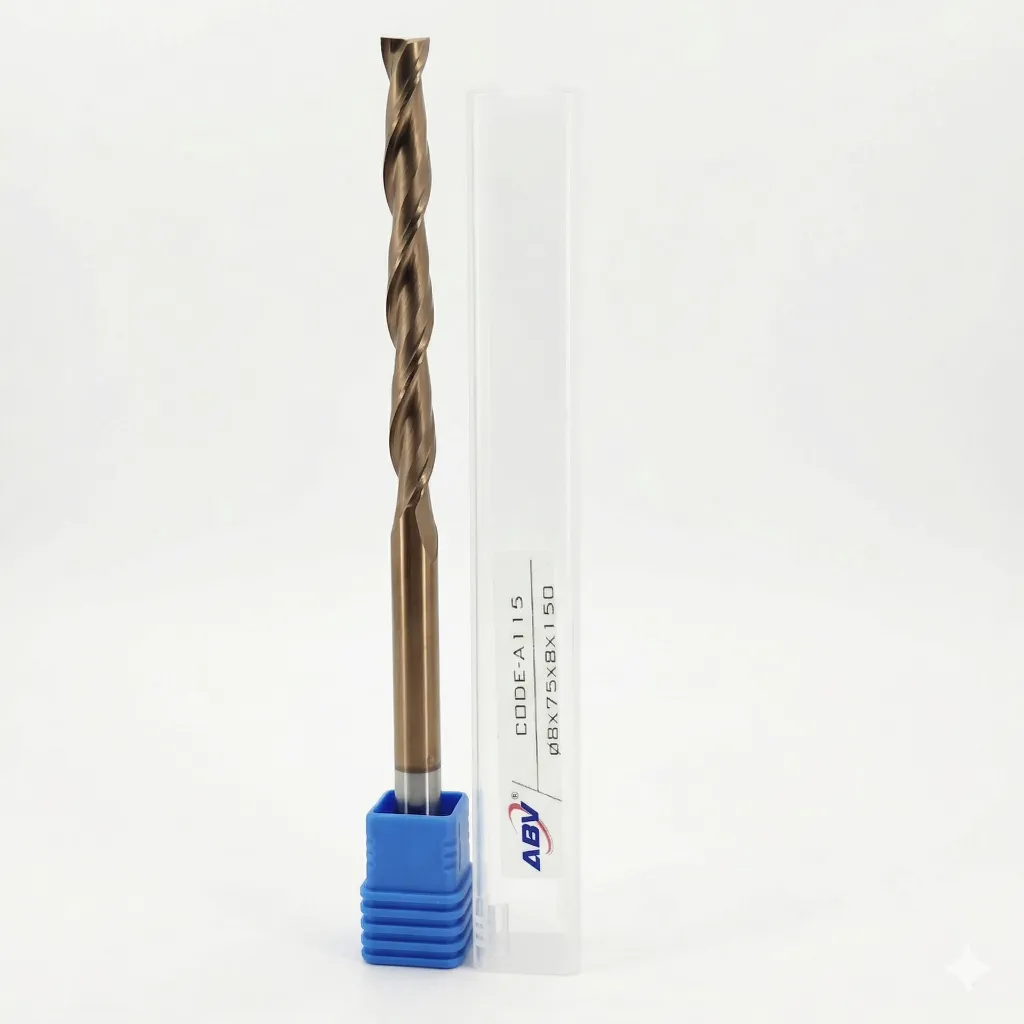 A115 ABV TOOL Two Flute Carbide Spiral Endmill.webp