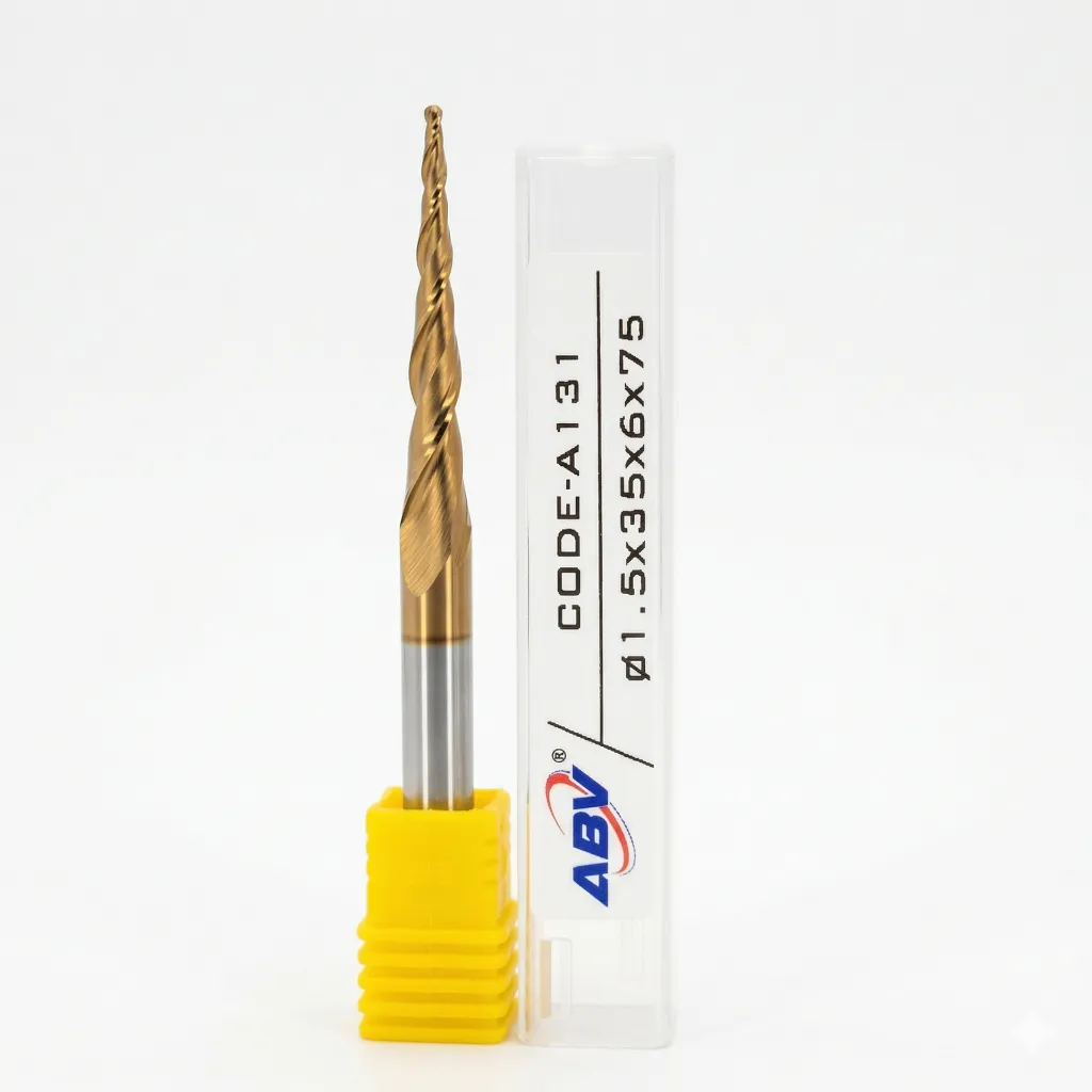 A131 ABV TOOL Two Flute Carbide Taper Ball nose.webp