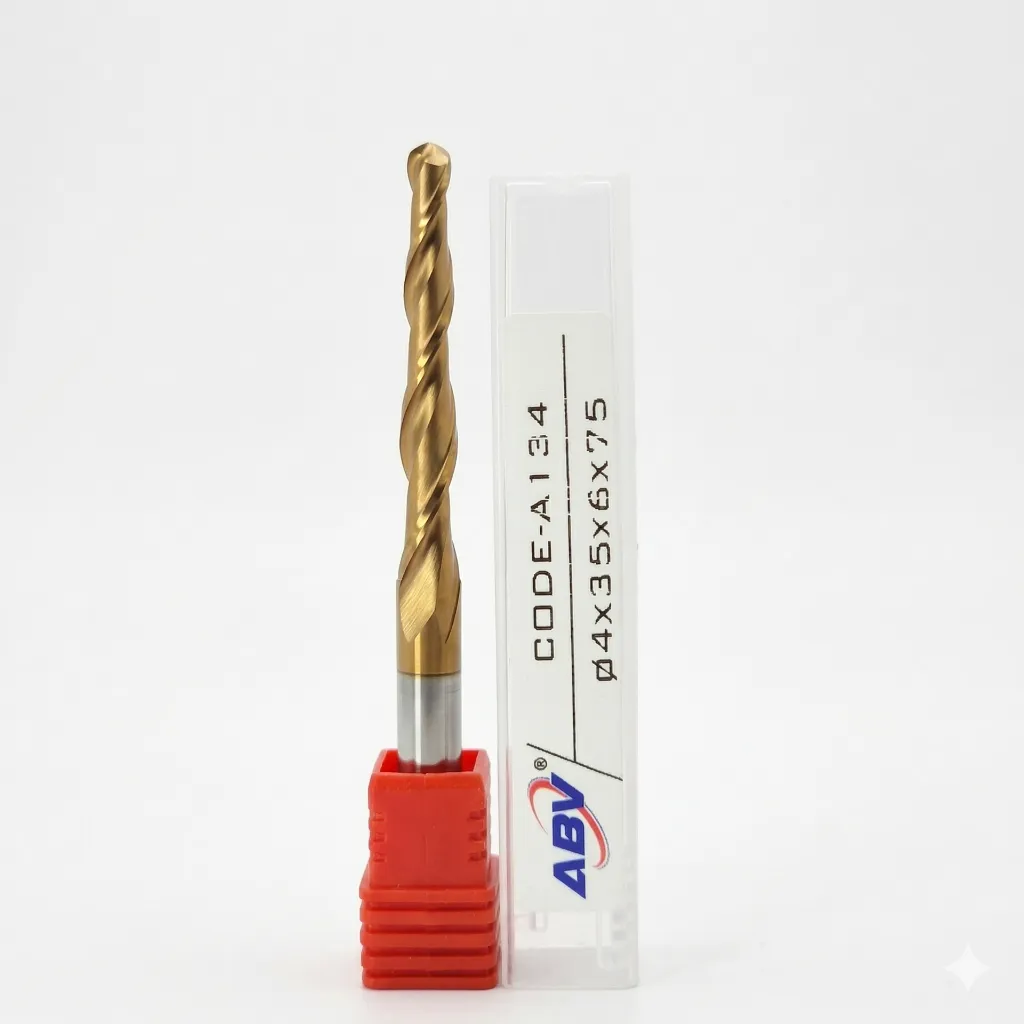 A134 ABV TOOL Two Flute Carbide Taper Ball nose.webp