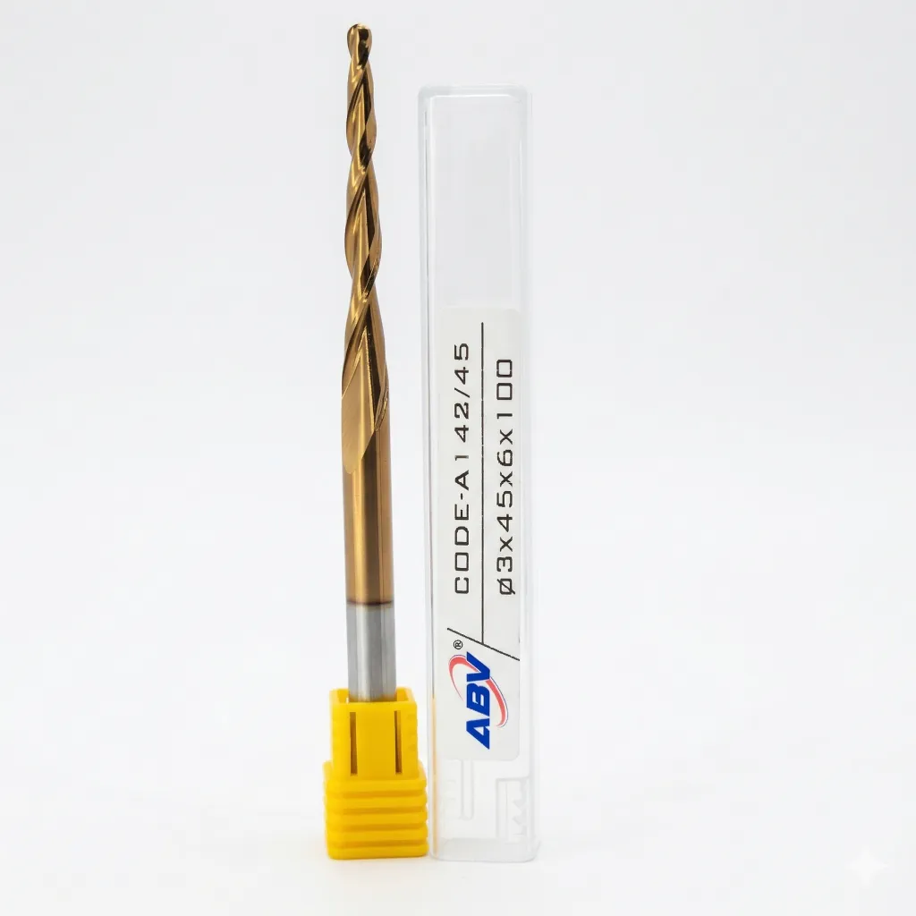 A142_45 ABV TOOL Two Flute Carbide Taper Ball nose.webp