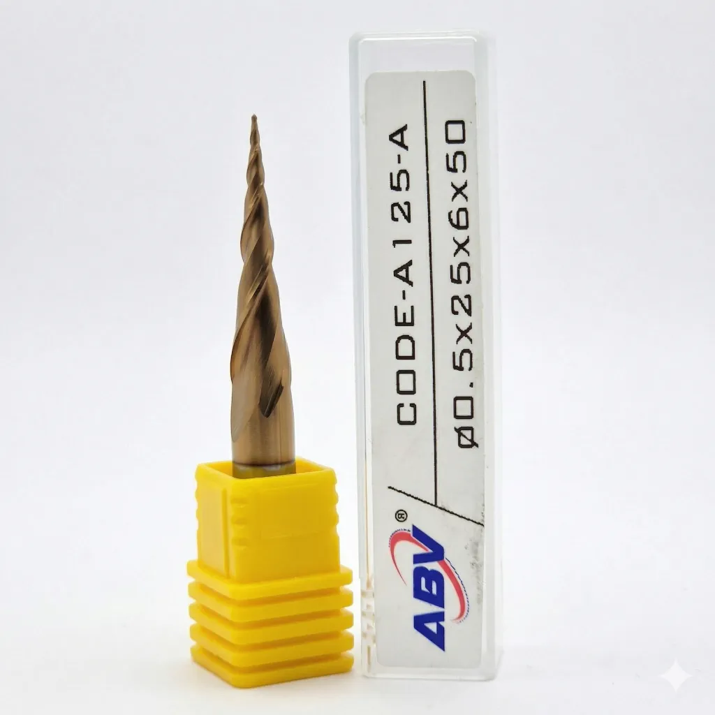 A125-A ABV TOOL Two Flute Carbide Taper Ball nose.webp