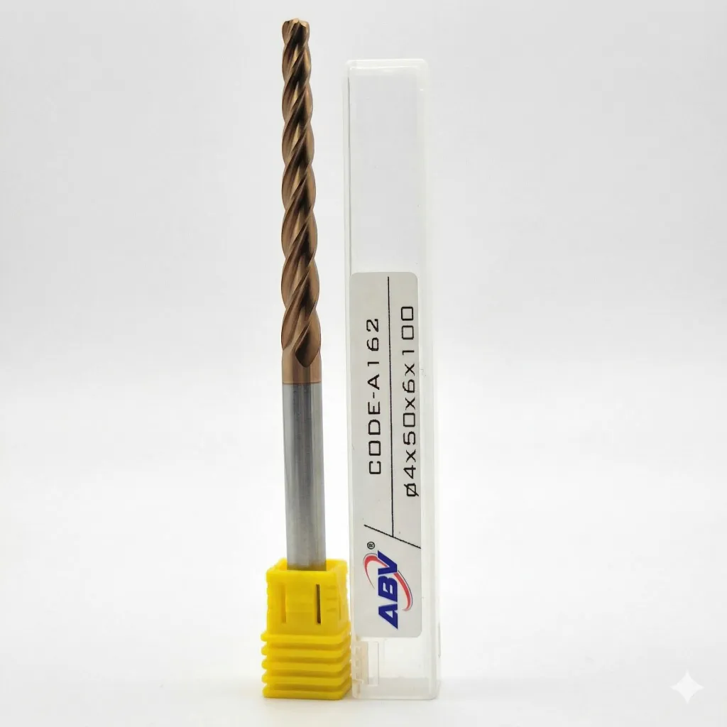 A162 ABV TOOL Four Flute Carbide Taper Ball nose.webp