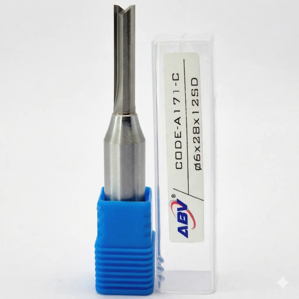 A171-C ABV TOOL 2Flute TCT Straight Endmill.webp