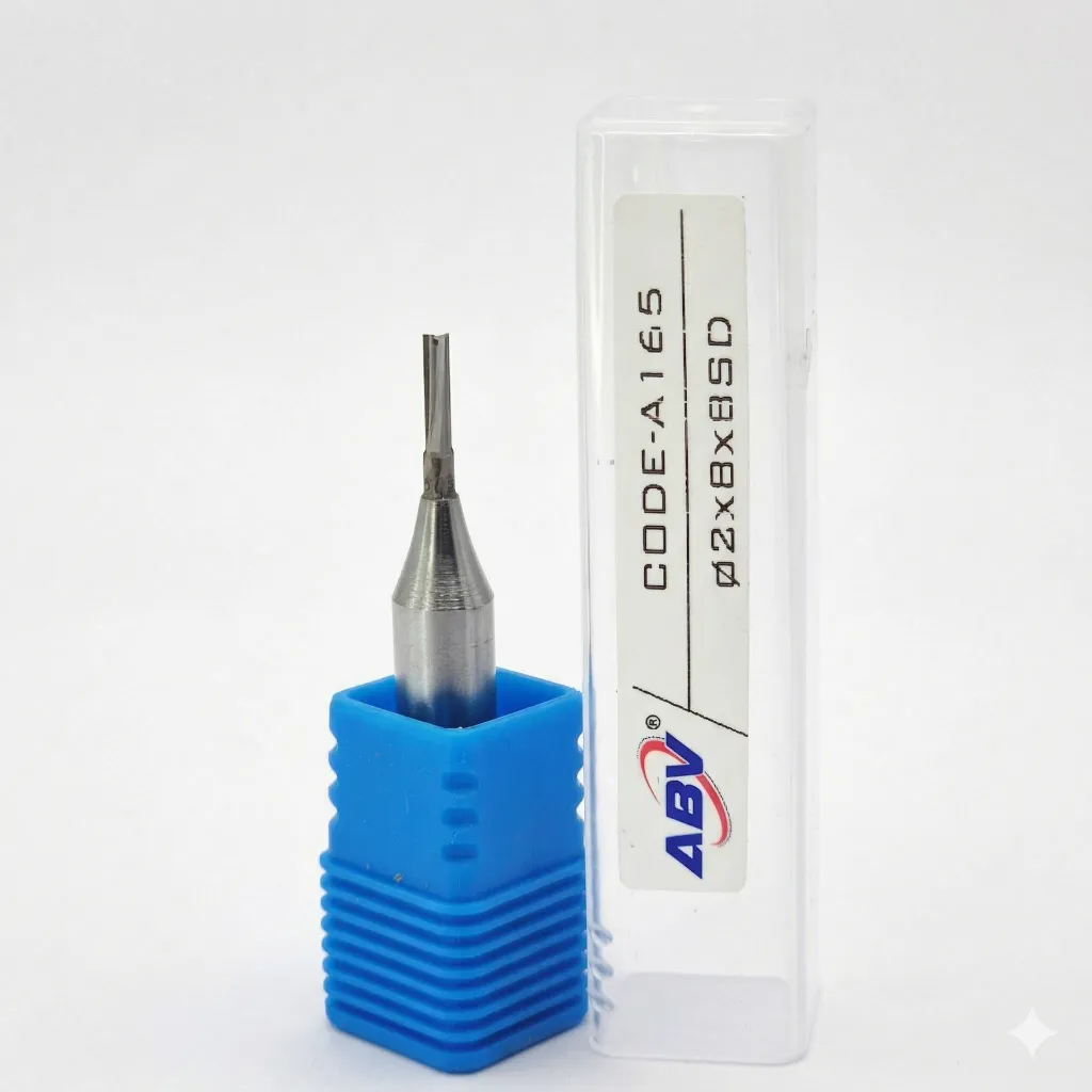 A165 ABV TOOL 2Flute TCT Straight Endmill.webp