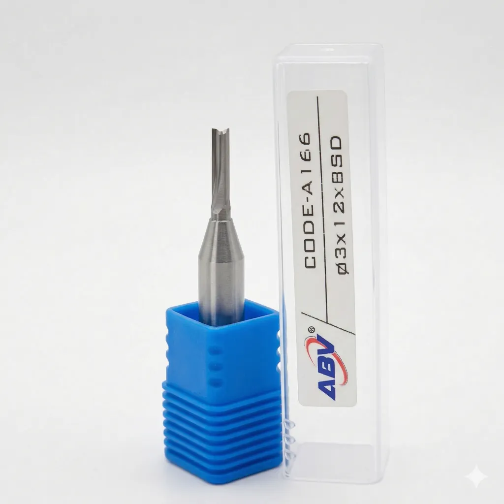 A166 ABV TOOL 2Flute TCT Straight Endmill.webp