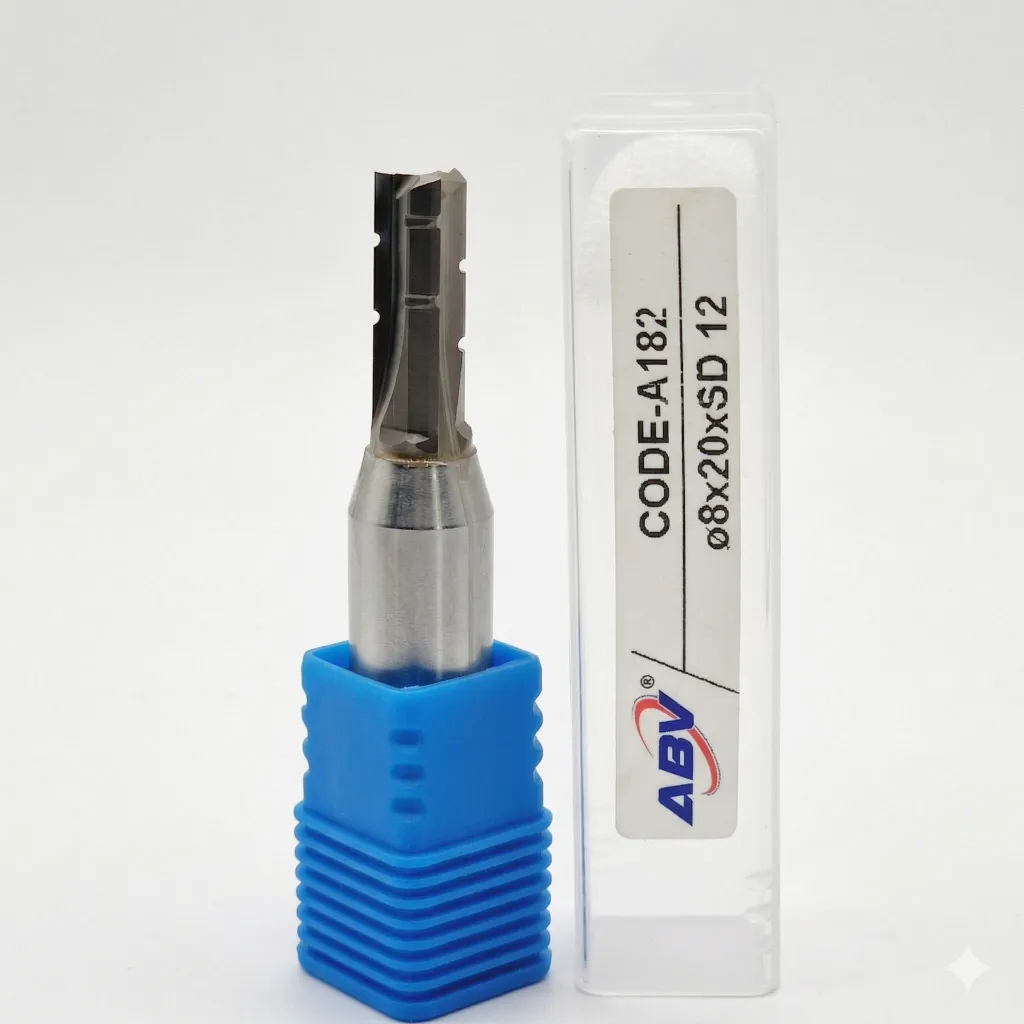 A182 ABV TOOL 3Flute TCT Straight Endmill- Chip Braker.webp
