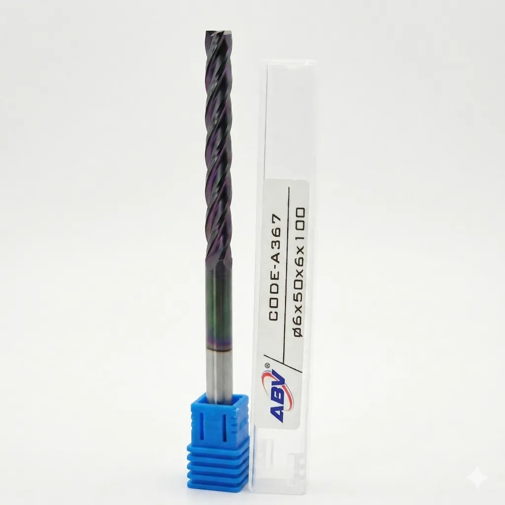 A367 ABV TOOL Four Flute Carbide Spiral Endmill.webp