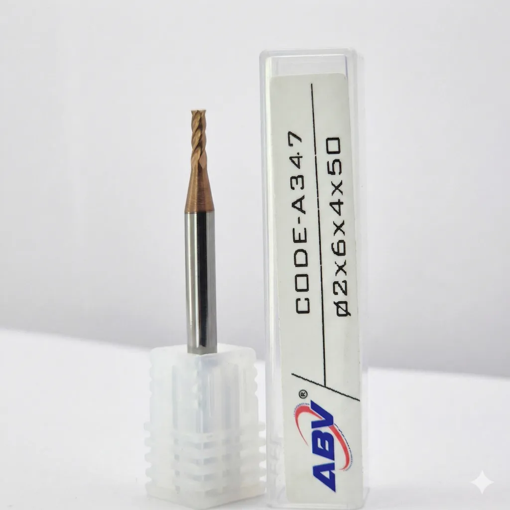 A347 ABV TOOL Four Flute Carbide Spiral Endmill.webp